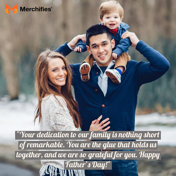 Happy first fathers day quotes from wife