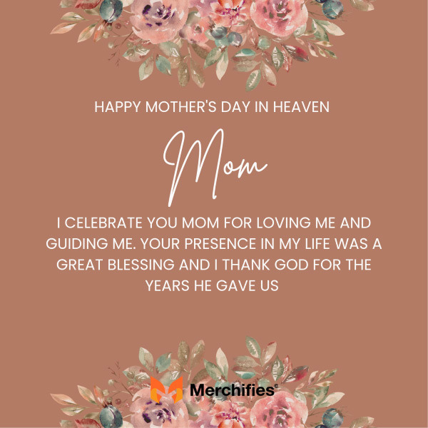 Happy Mother's Day to Mom in Heaven