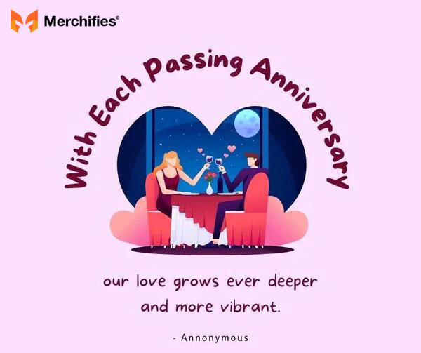 Heartfelt anniversary message for husband