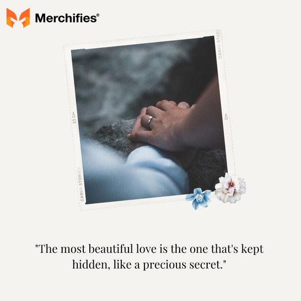 Hidden secret love quotes