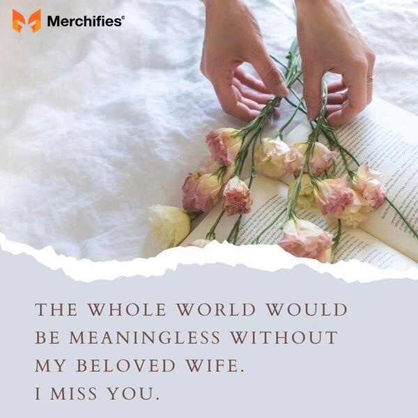 I miss you messages for wife