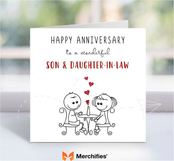 Funny Anniversary Wishes for Son and Daughter-in-Law