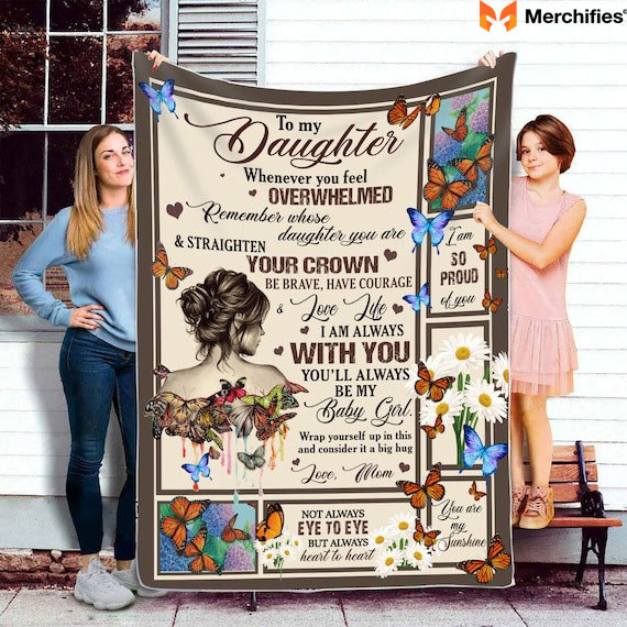 Personalized Gifts for Daughter from Mom Blankets