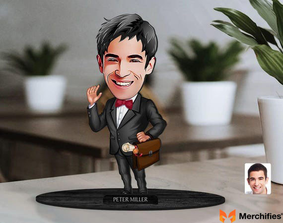 Personalized 3D Cartooned Lawyer