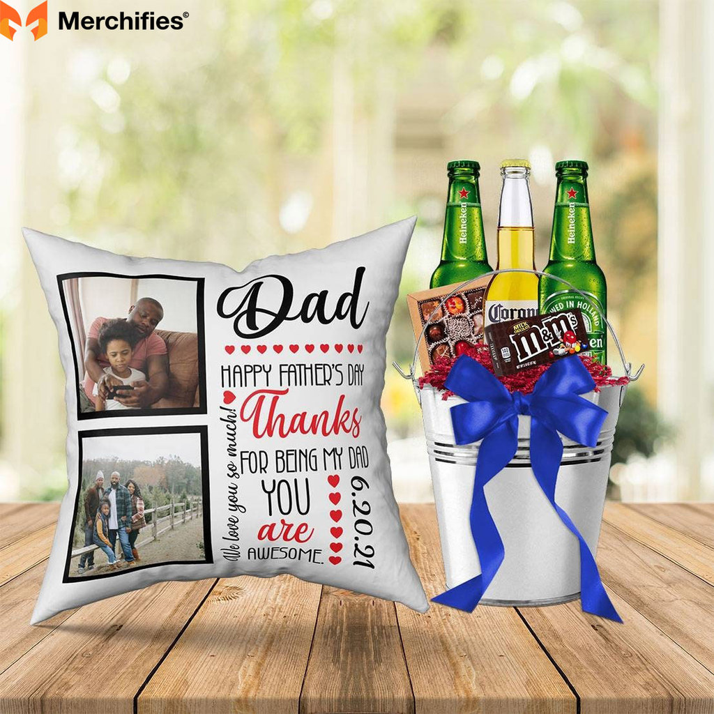 Customized Name Pillow For Dad
