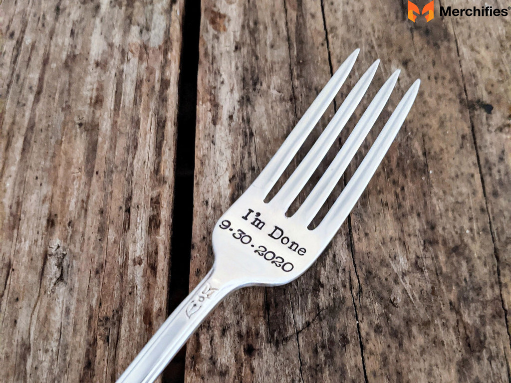 A Fork With The Message “I’m done”