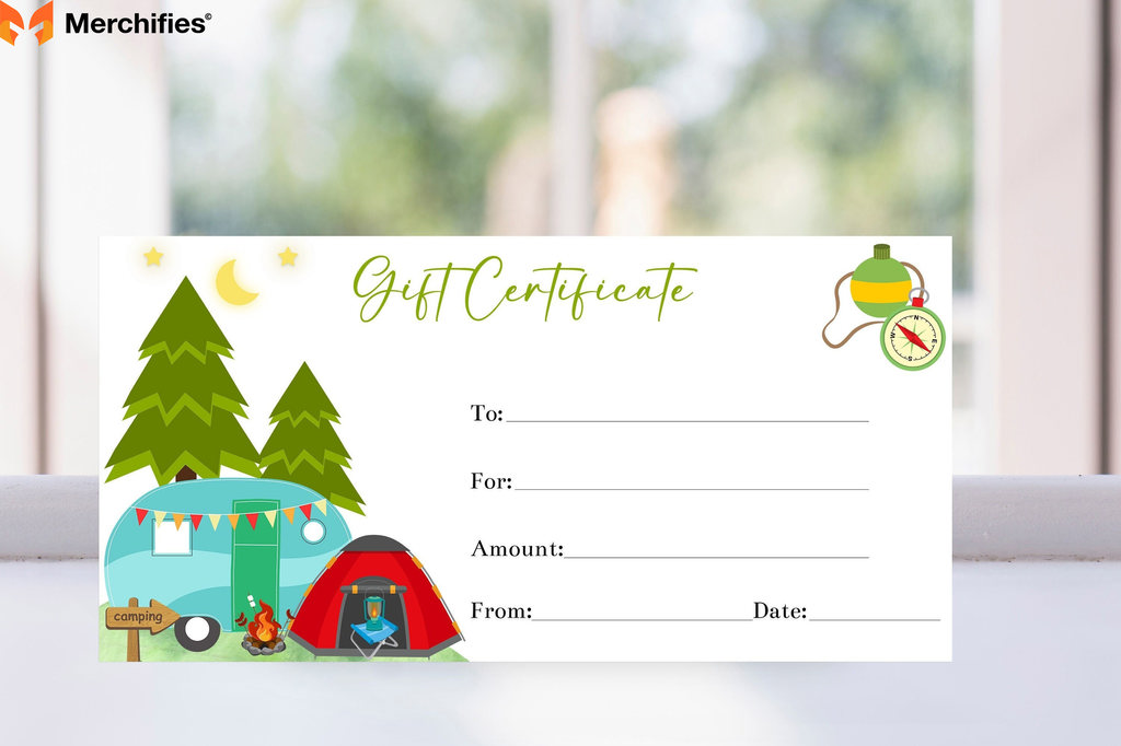 Camping Gift Card