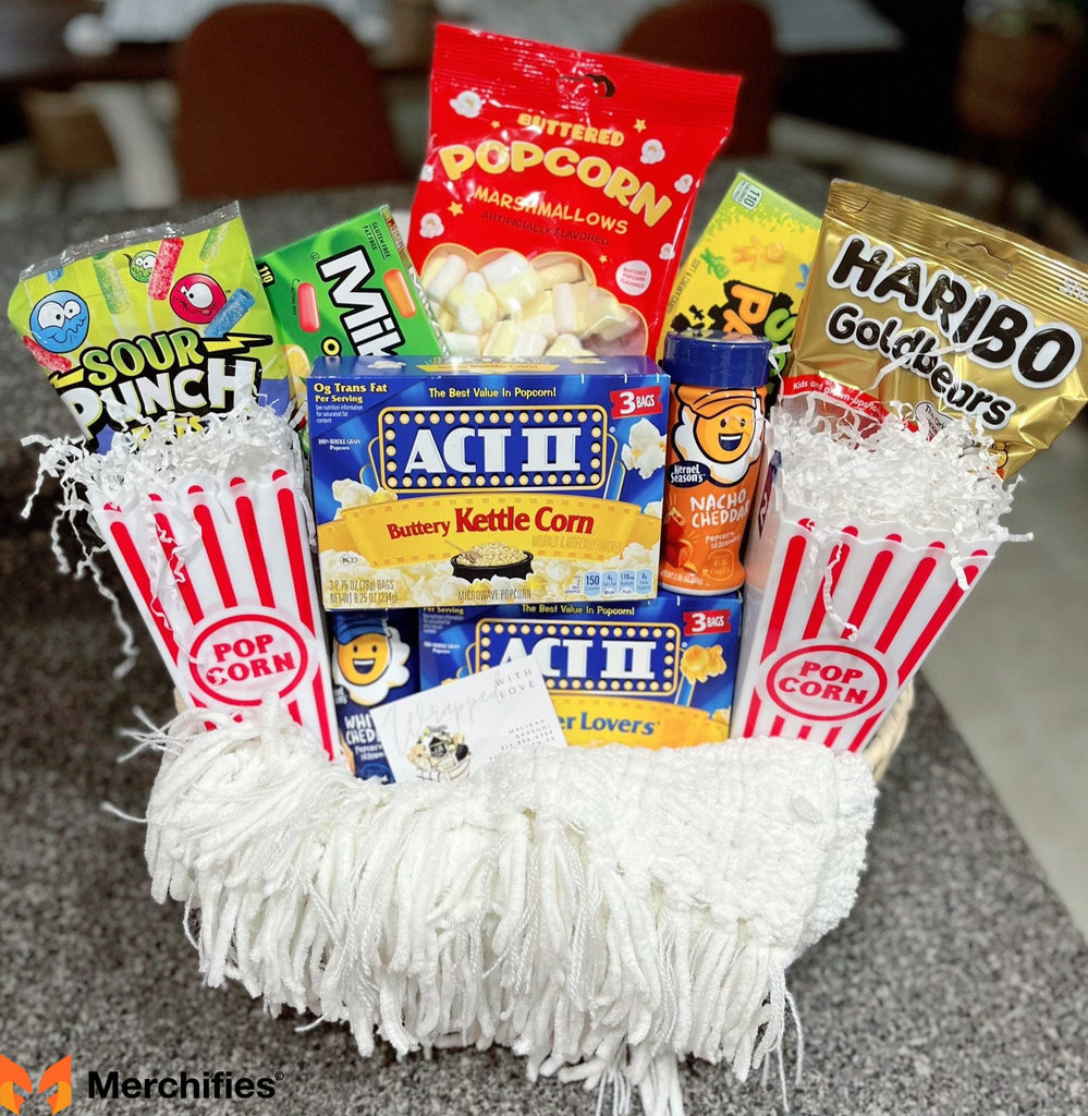 Movie Night Gift Basket