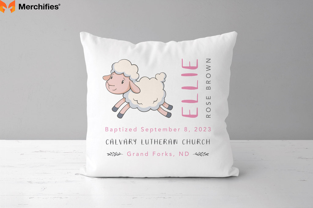 Winnie’s Dream: Sewn Baptism Pillow