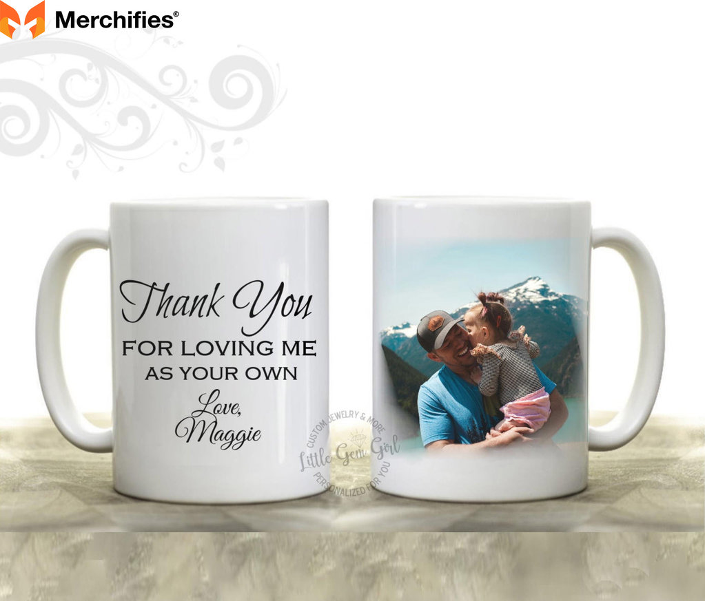 Personalized Stepfather Photo Mugs