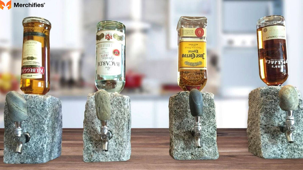 A Stone Drink Dispenser