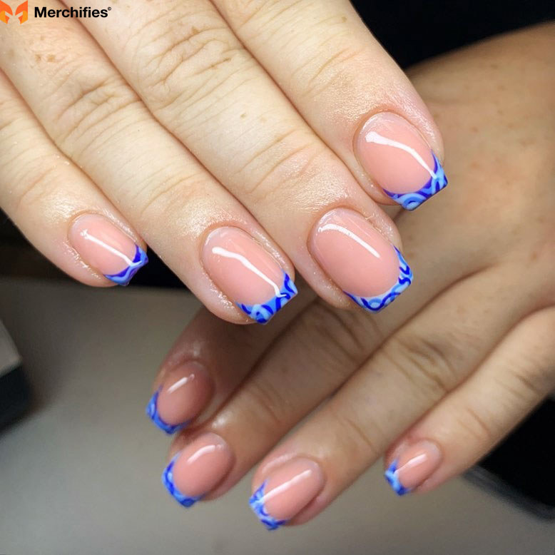 A Hint of Blue for nail