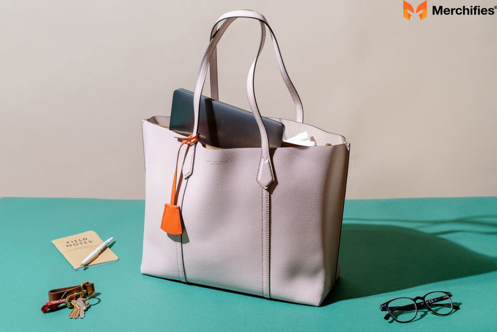 Leather Tote Bag for Laptops