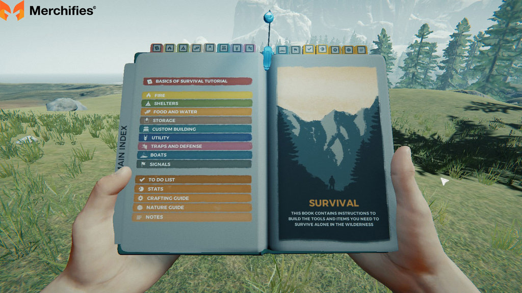 This handbook How to Survive in the Forest