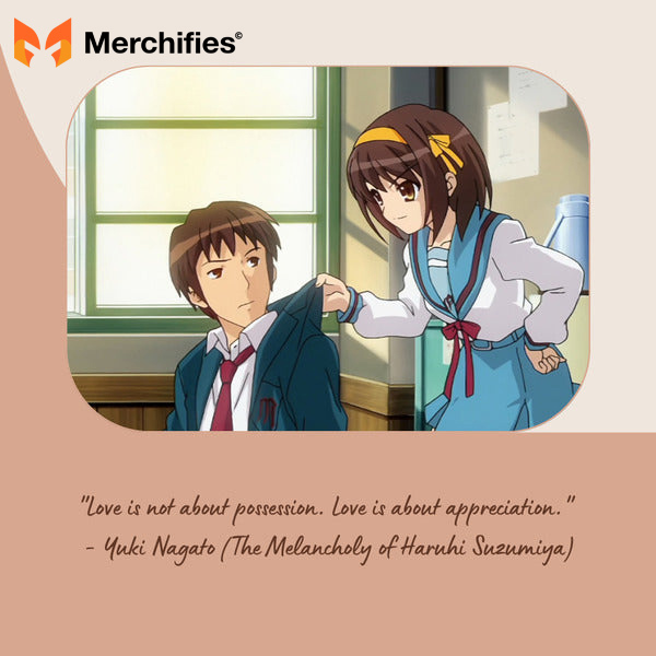 Love anime quotes