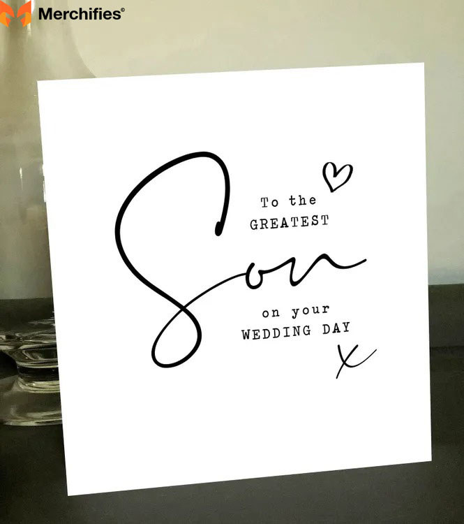 Touching Wedding Gift For Son That Will Make Him Cry