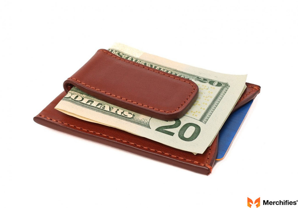 Leather Money Clip