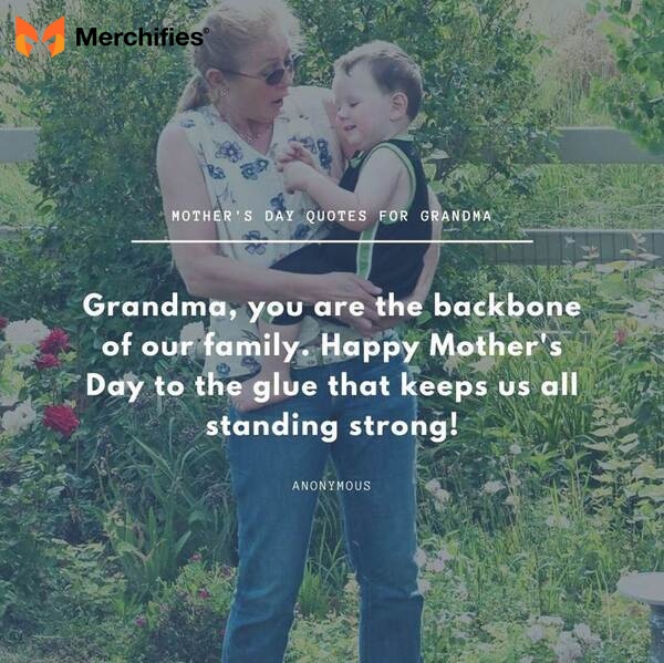 Mother's day quotes for grandma for kids to say