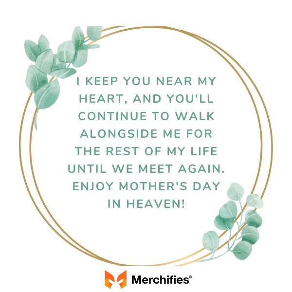 Mothers day quotes in heaven