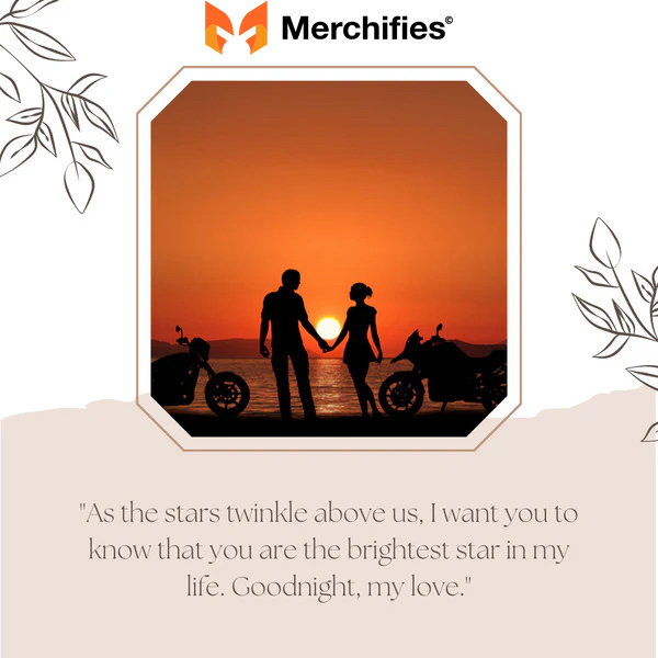 Romantic good night message for husband