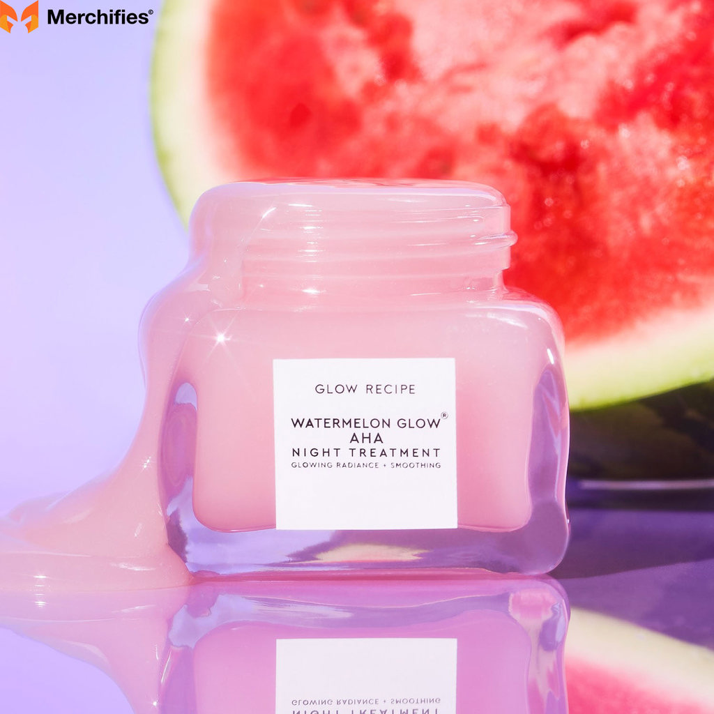 Sleeping Mask With Mini Watermelon And AHA Glow