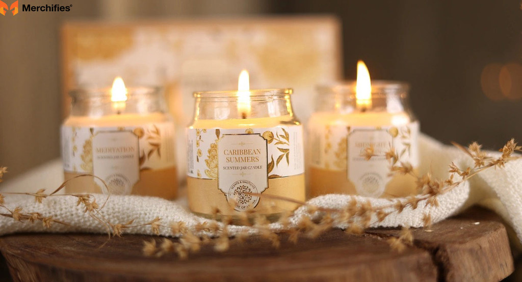 Candles in a Scented Set