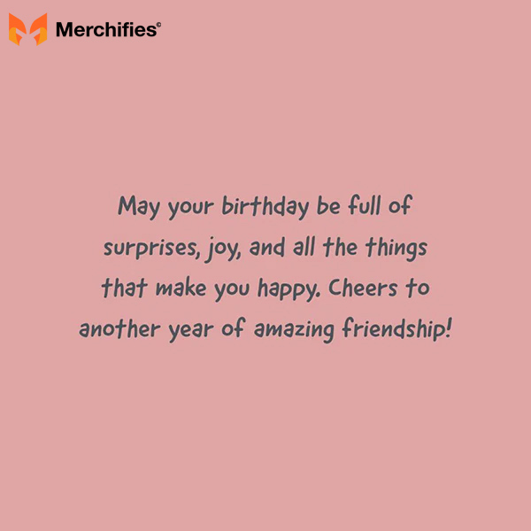 Short funny birthday wishes for best friend