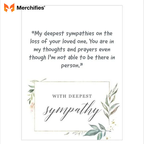 Sympathy card messages