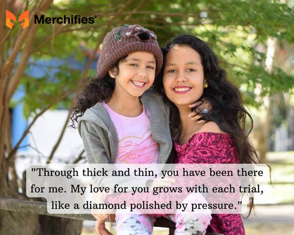 Touching quotes about sister love