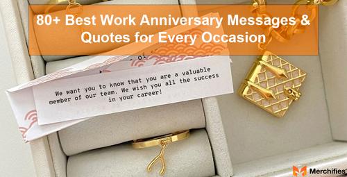 80+ Best Work Anniversary Messages & Quotes for Every Occasion