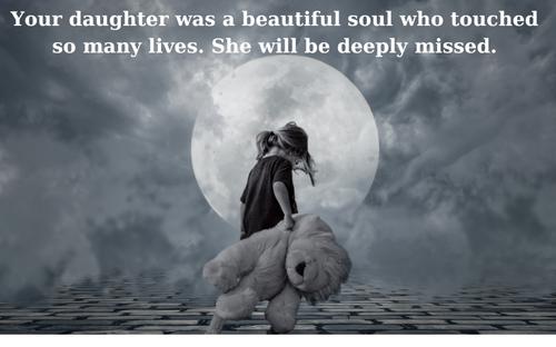 Sympathy Card - Loss Of Mum, Wife, Nanny, Daughter, Friend - Sympathy