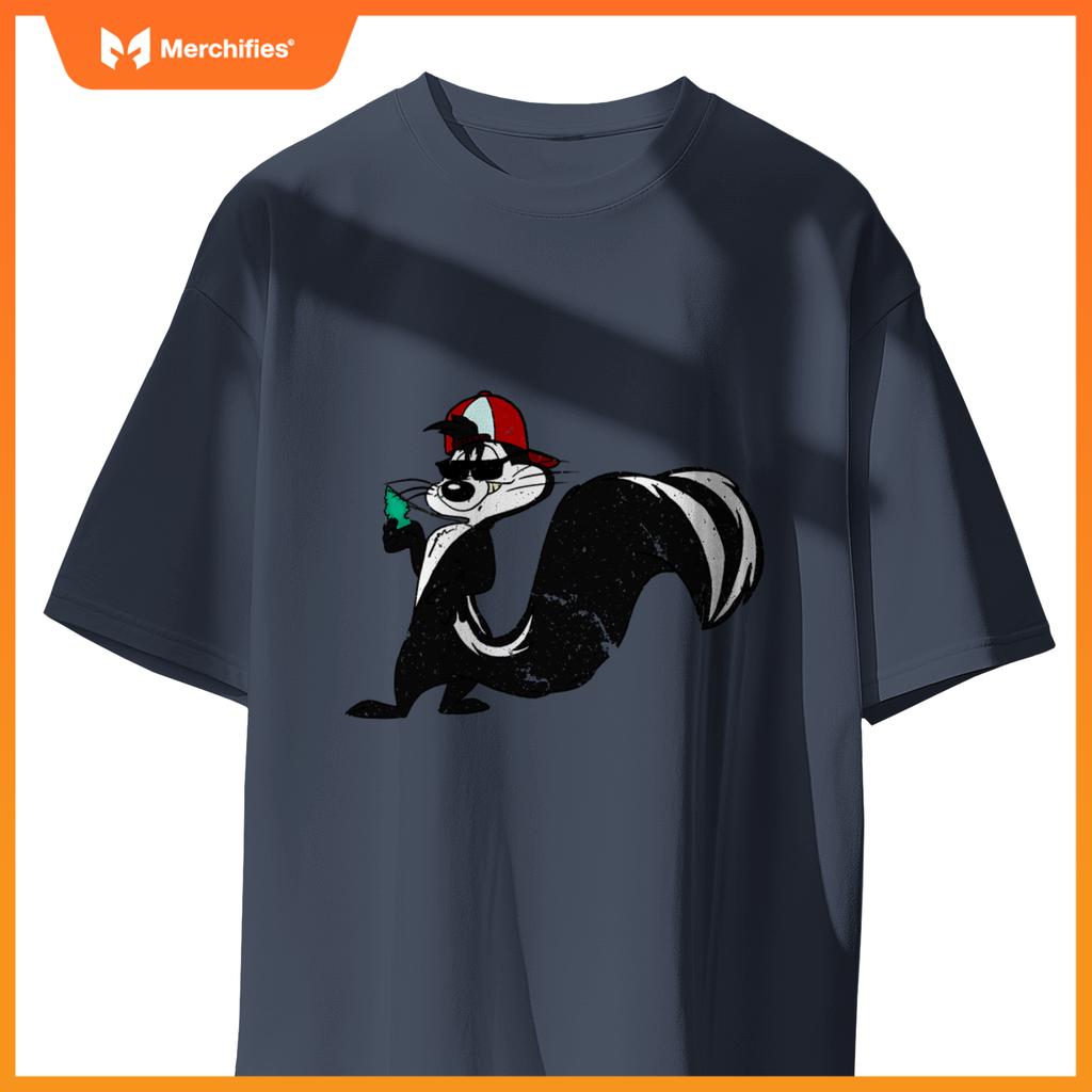 Cool Skunk With Car Fresher Stink Animals T-Shirt