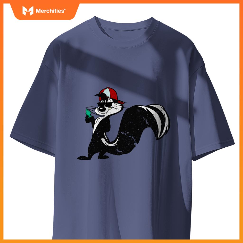 Cool Skunk With Car Fresher Stink Animals T-Shirt