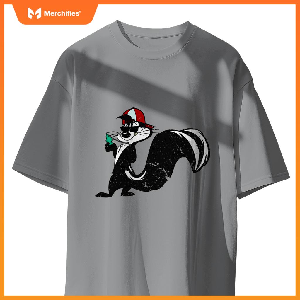 Cool Skunk With Car Fresher Stink Animals T-Shirt