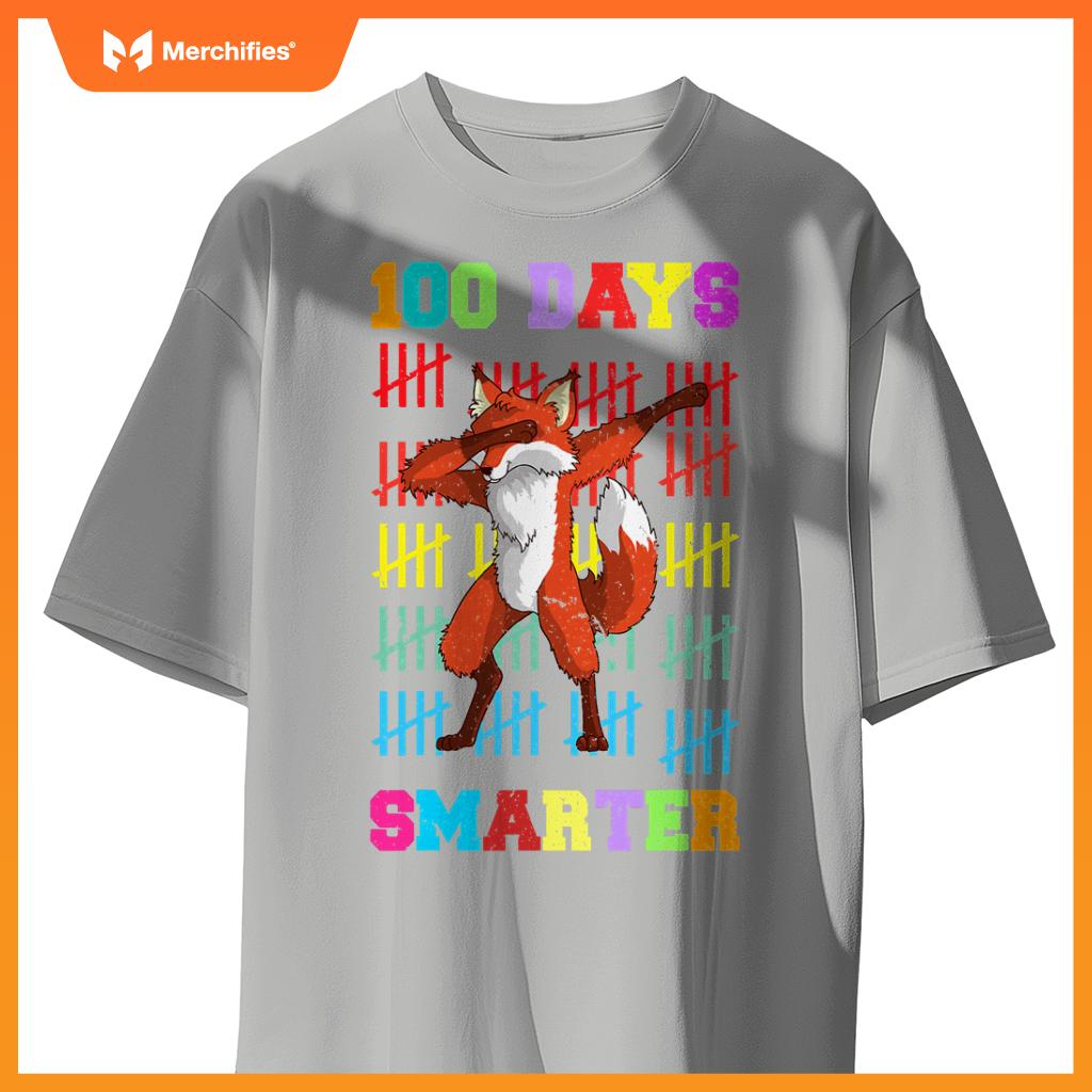 100 days smarter fox teacher kids