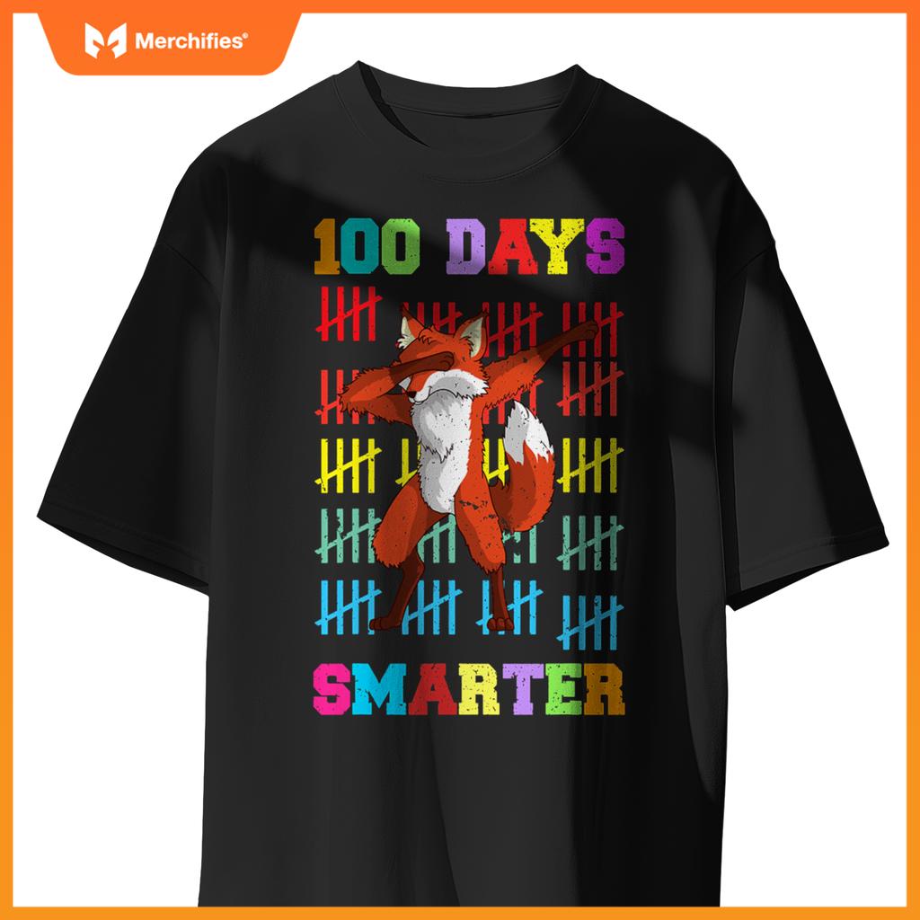 100 days smarter fox teacher kids
