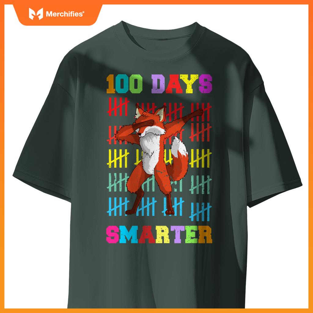 100 days smarter fox teacher kids