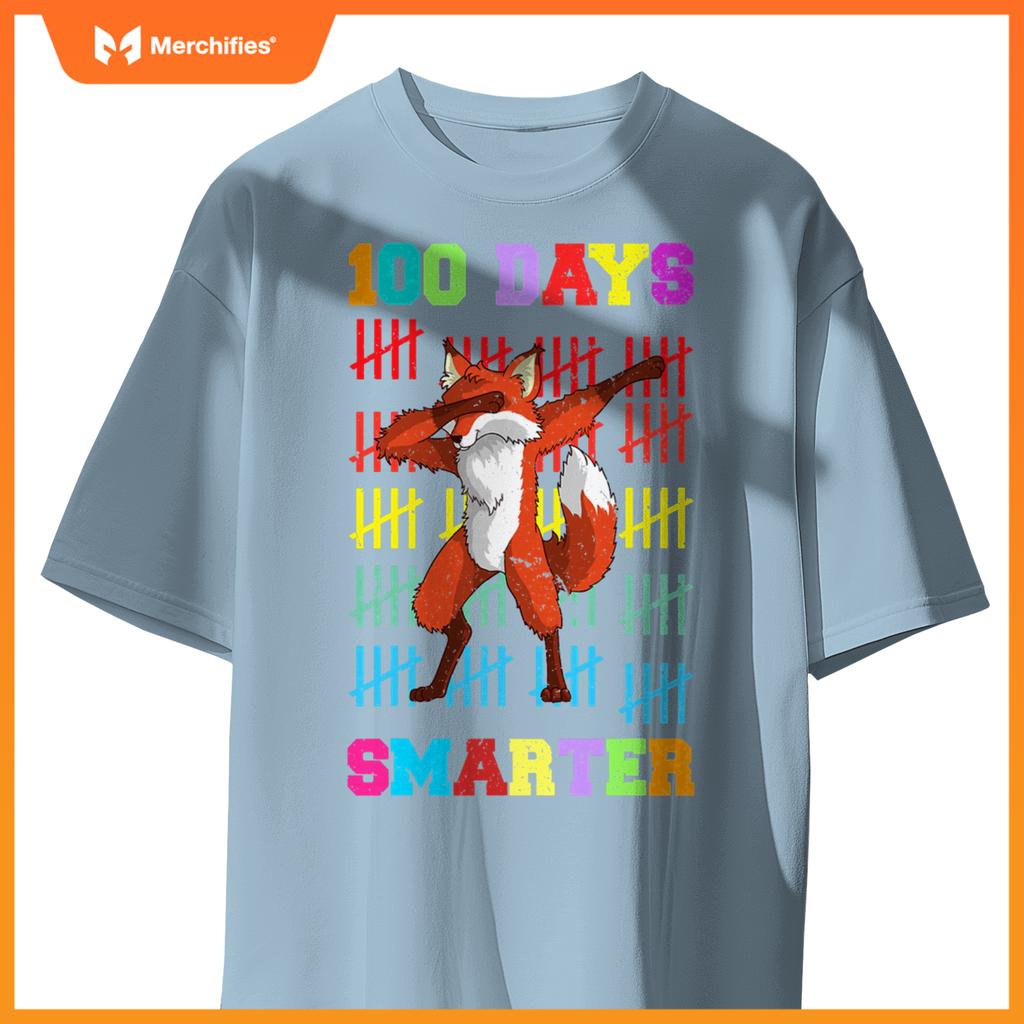 100 days smarter fox teacher kids