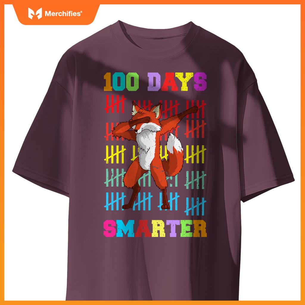 100 days smarter fox teacher kids