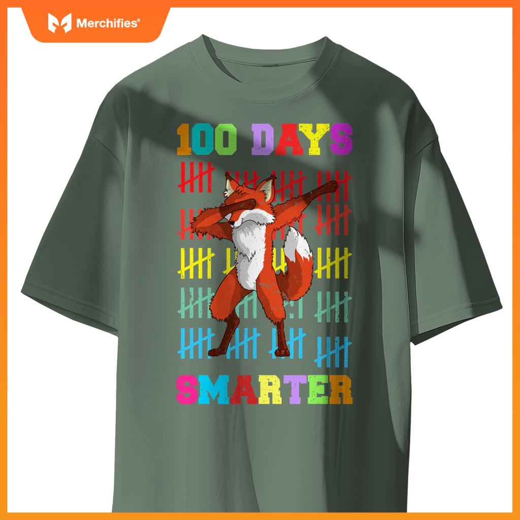 100 days smarter fox teacher kids