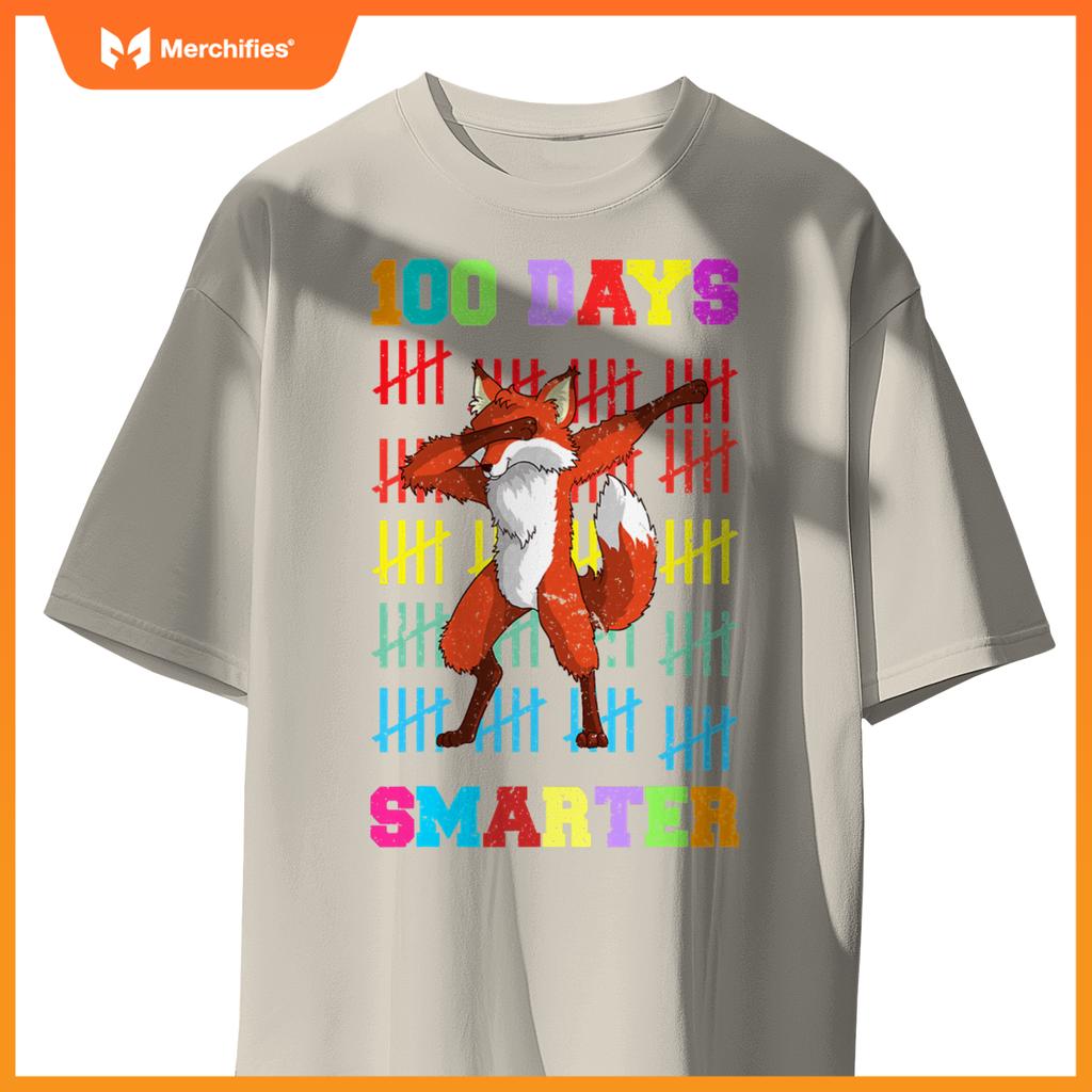 100 days smarter fox teacher kids