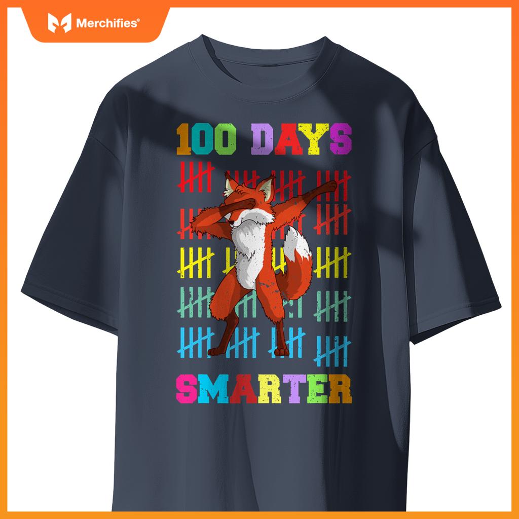 100 days smarter fox teacher kids