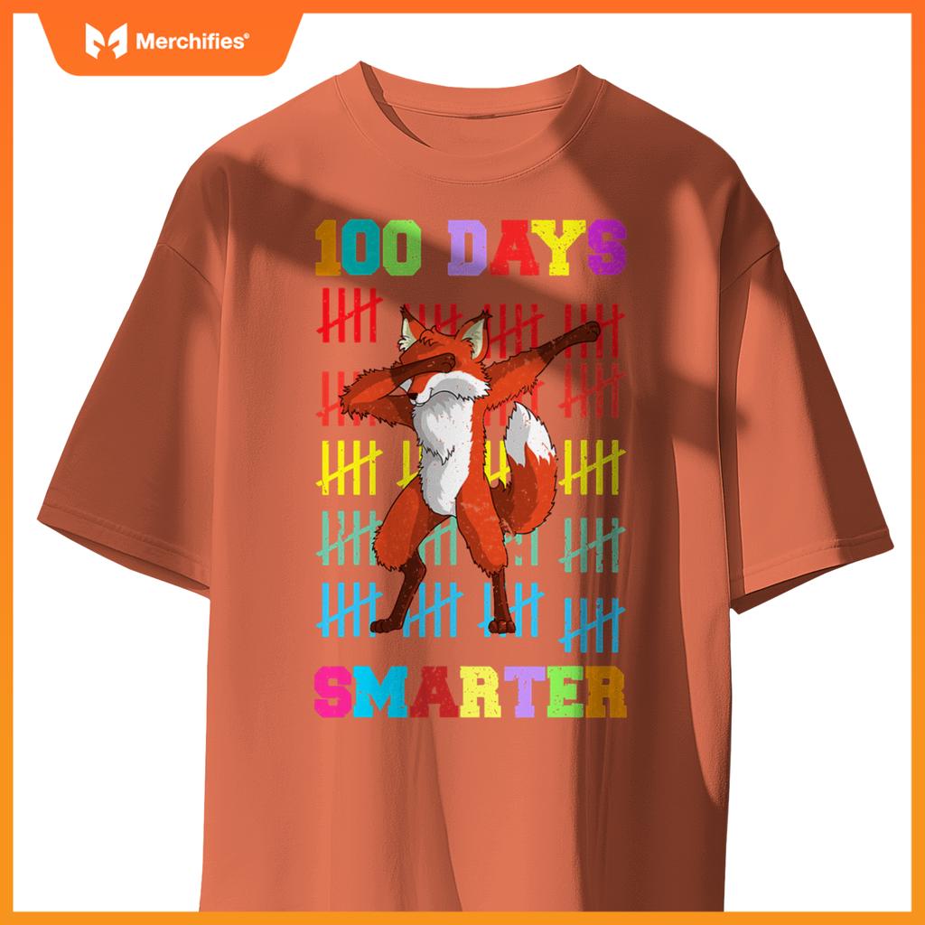 100 days smarter fox teacher kids