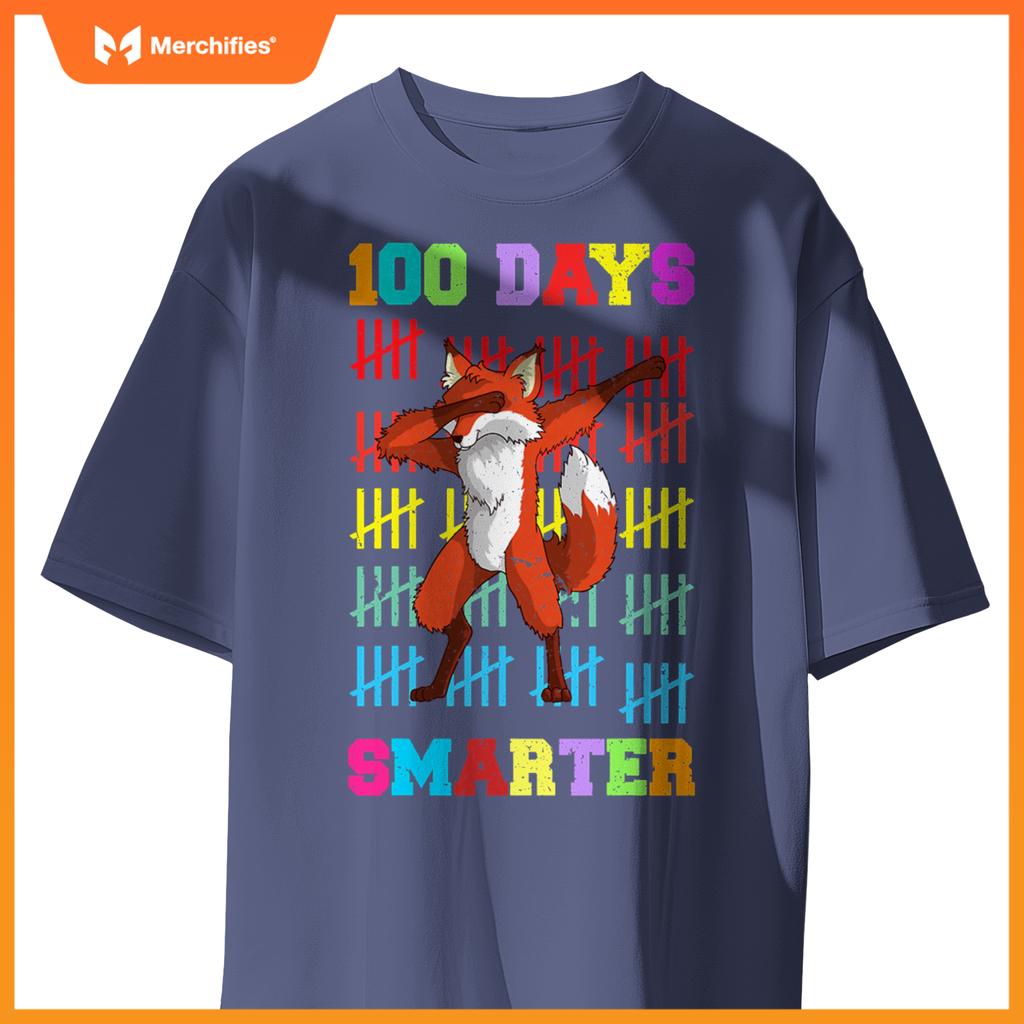 100 days smarter fox teacher kids