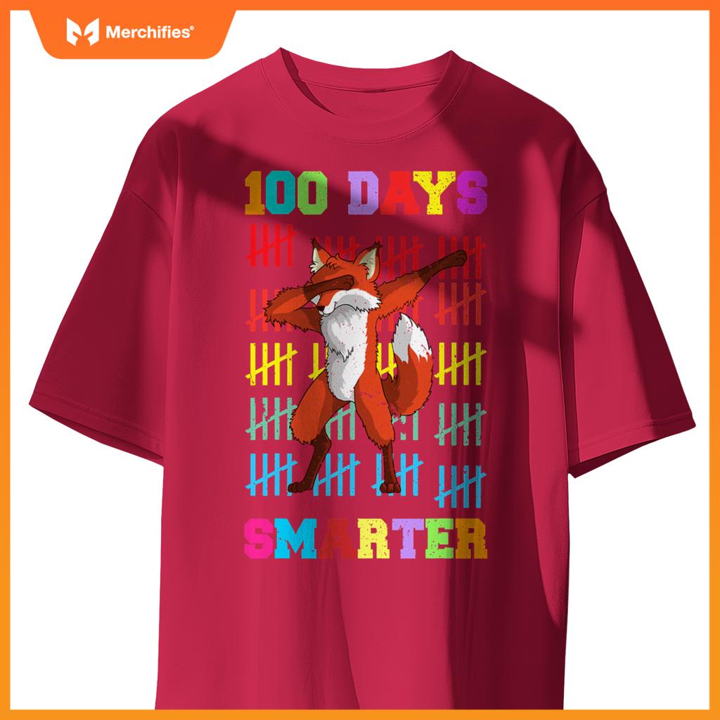 100 days smarter fox teacher kids