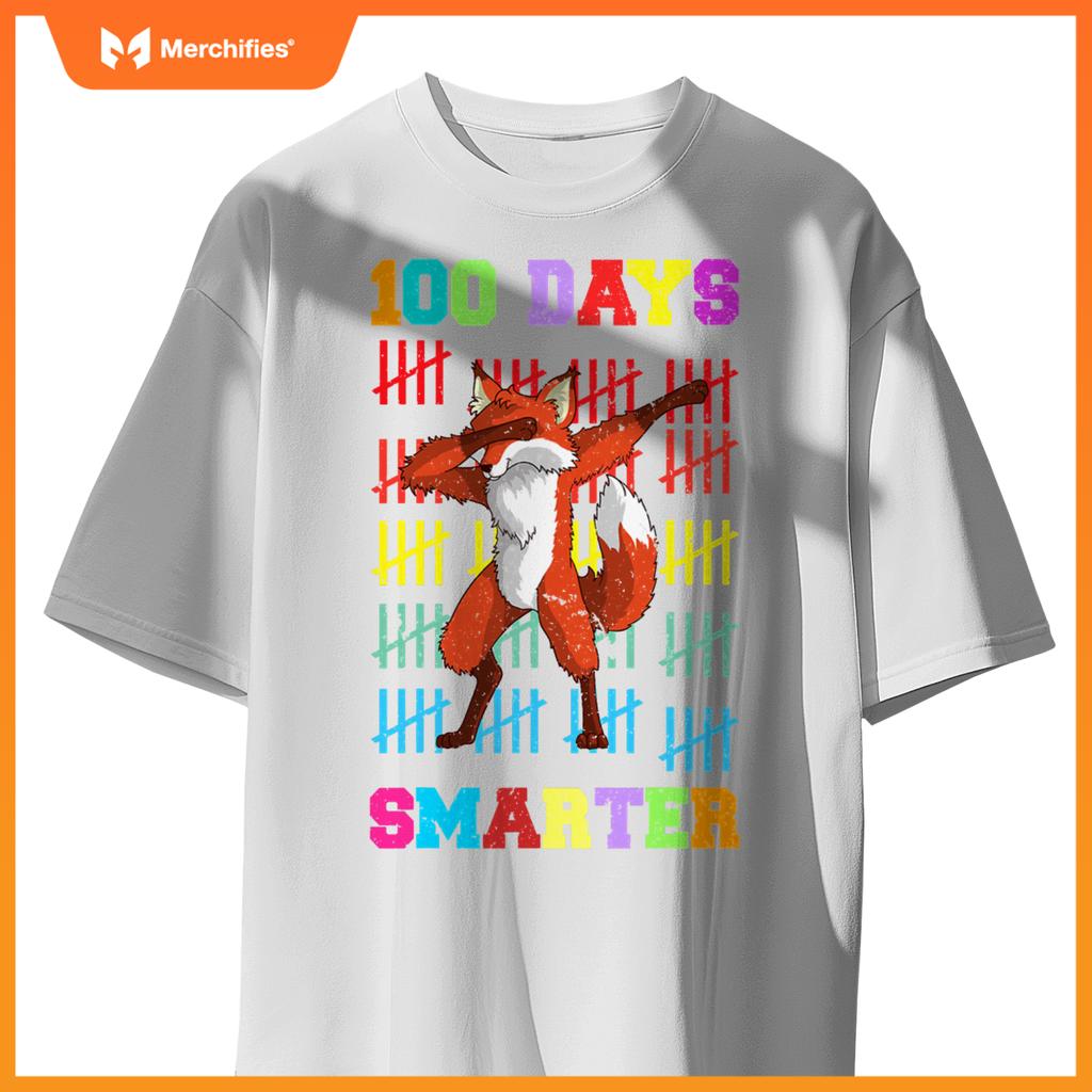 100 days smarter fox teacher kids