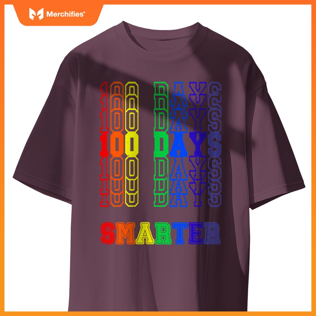 100th Day Of School Teacher 100 Days Smarter Rainbow