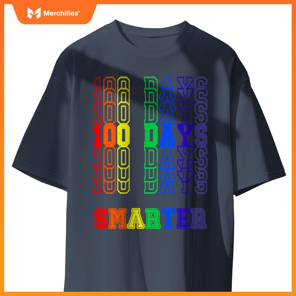 100th Day Of School Teacher 100 Days Smarter Rainbow
