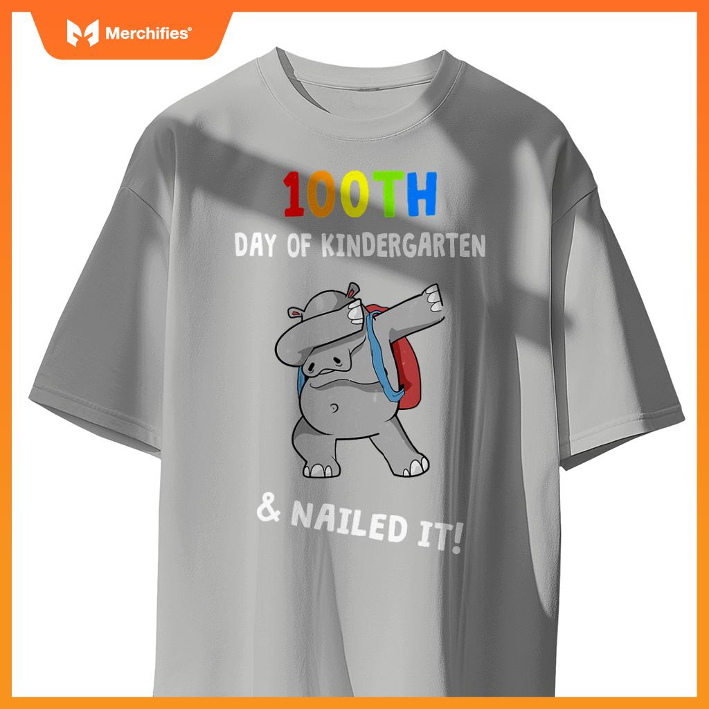100th day of kindergarten & nailed it hippo teacher