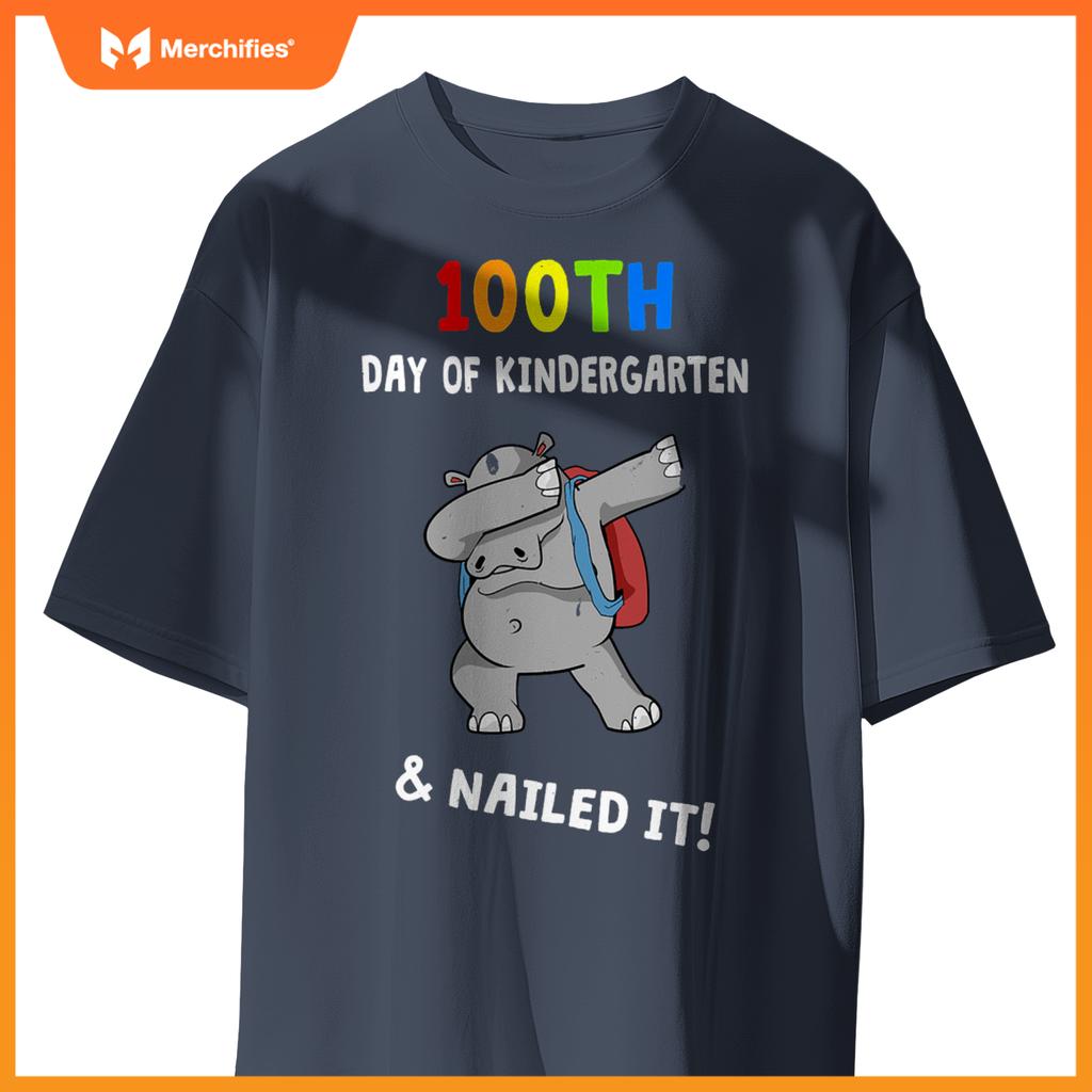 100th day of kindergarten & nailed it hippo teacher